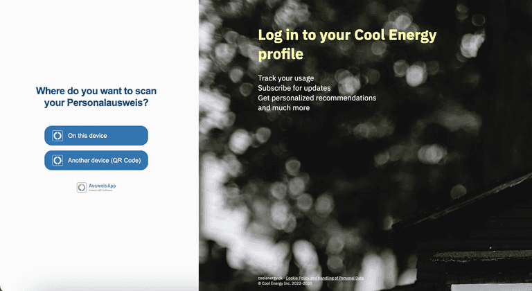 German Personalausweis sample